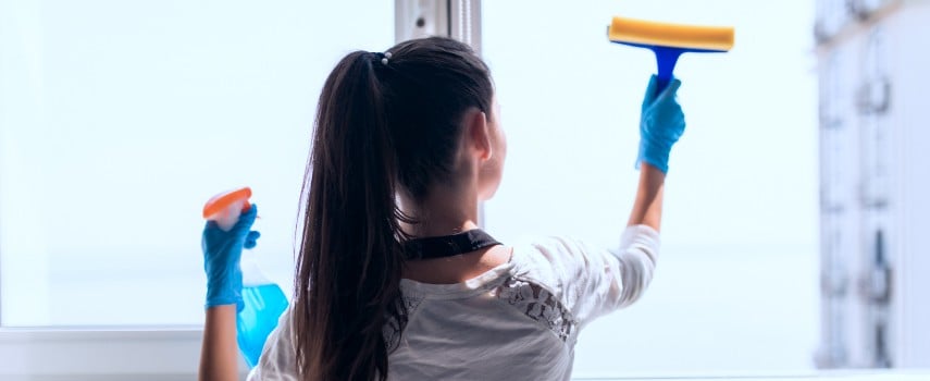 Residential window cleaning